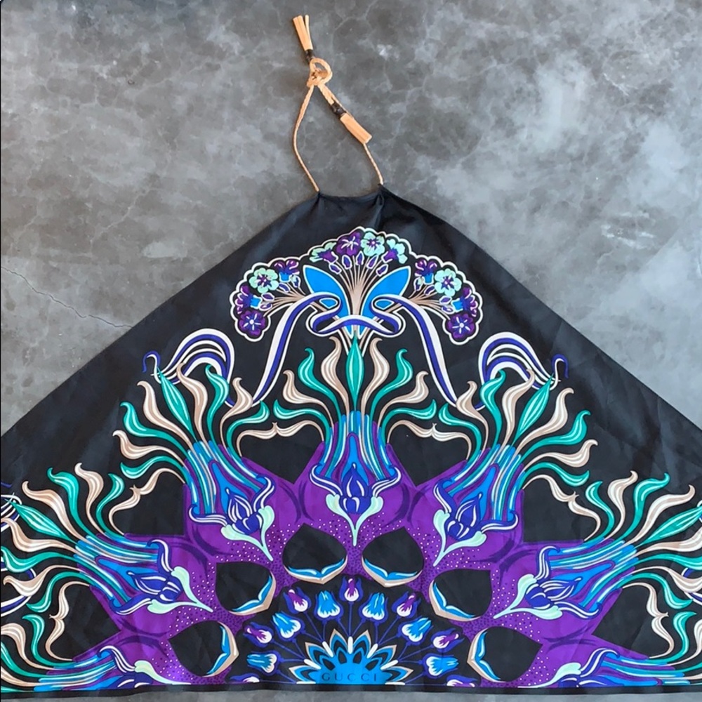 Gucci Silk Tie Tank
